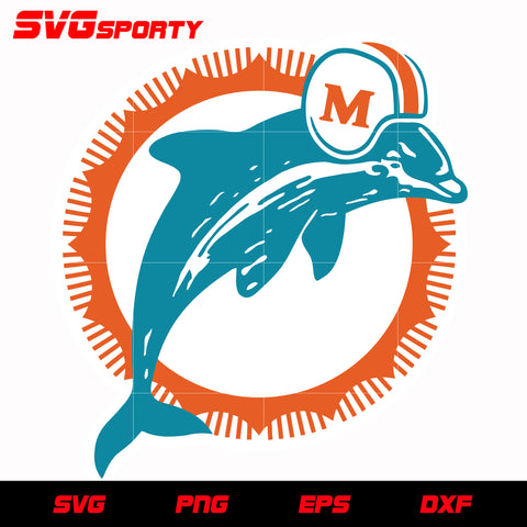 Miami Dolphins Helmet svg, nfl svg, eps, dxf, png, digital file – SVG Sporty