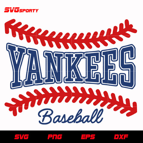 New York Yankees Logo USA Flag svg, mlb svg, eps, dxf, png