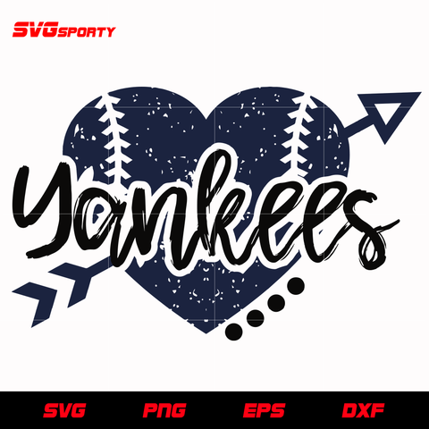 New York Yankees MLB Baseball Team Svg Digital File