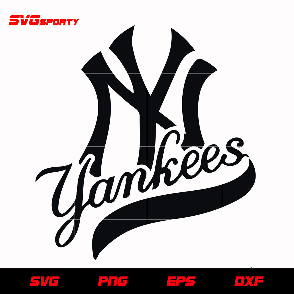 yankees wordmark vector