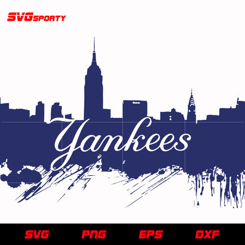New York Yankees Text Logo svg, mlb svg, eps, dxf, png, digital file – SVG  Sporty
