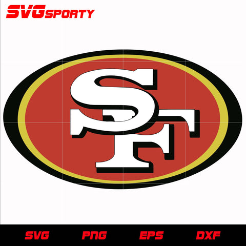 San Francisco 49ers Heart svg Open Heart Super Bowl American Football