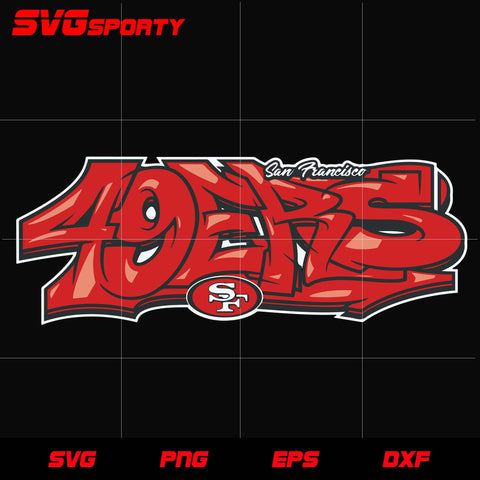 San Francisco 49ers Girl Svg Dxf Eps Png file – lasoniansvg