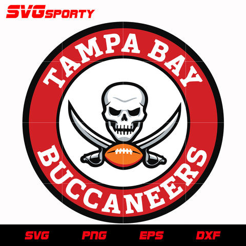 Tampa Bay Buccaneers Circle Logo 2 svg, nfl svg, eps, dxf, png, digita ...