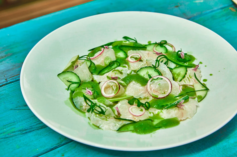 Ceviche de Cardeau en Aguachile