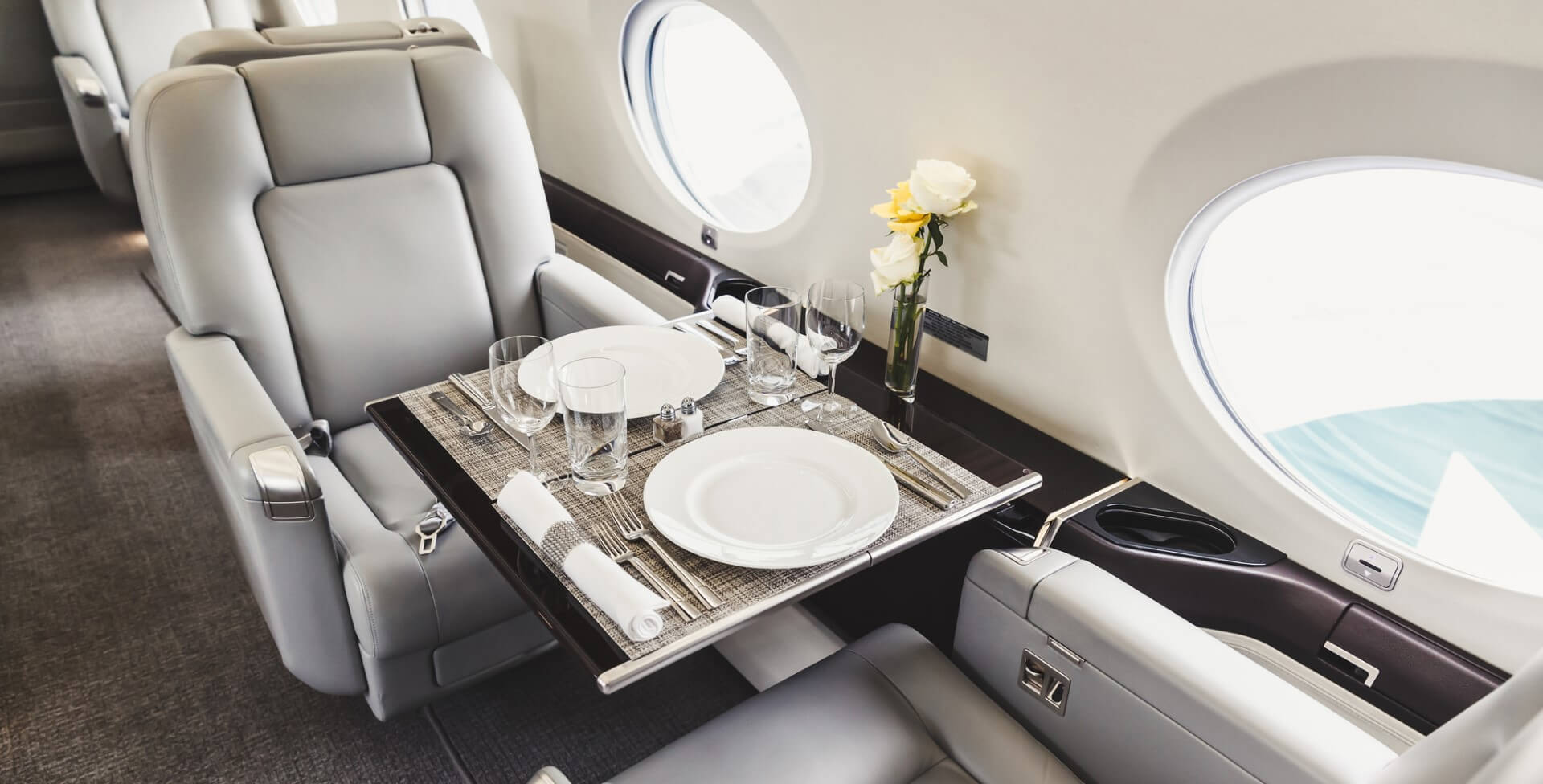 interior chair dinner wonders of luxury services private jet