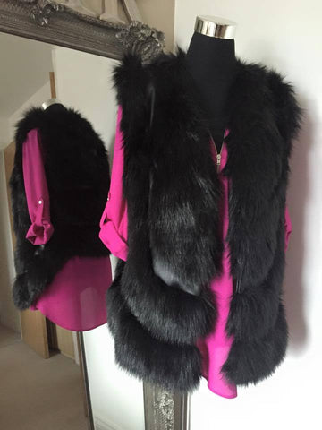 Bag Envy Faux Fur Gilet