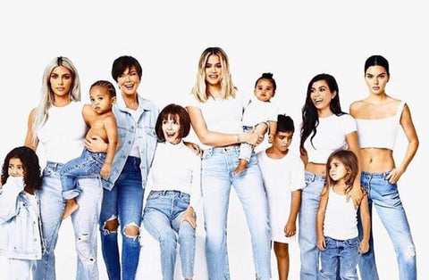 Kardashian Jenner Christmas Card 2017