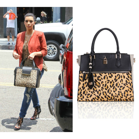 LYDC Leopard Print Tote at Bag Envy