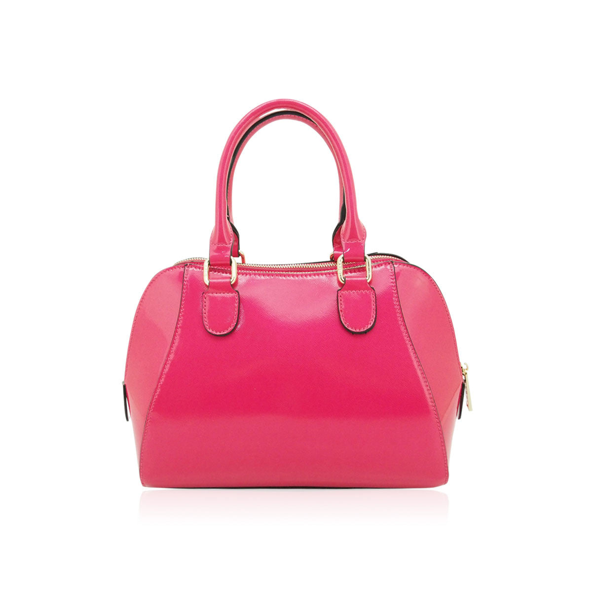 LYDC Finchley Pink Gloss Twin Compartment Tote Bag - Bag Envy