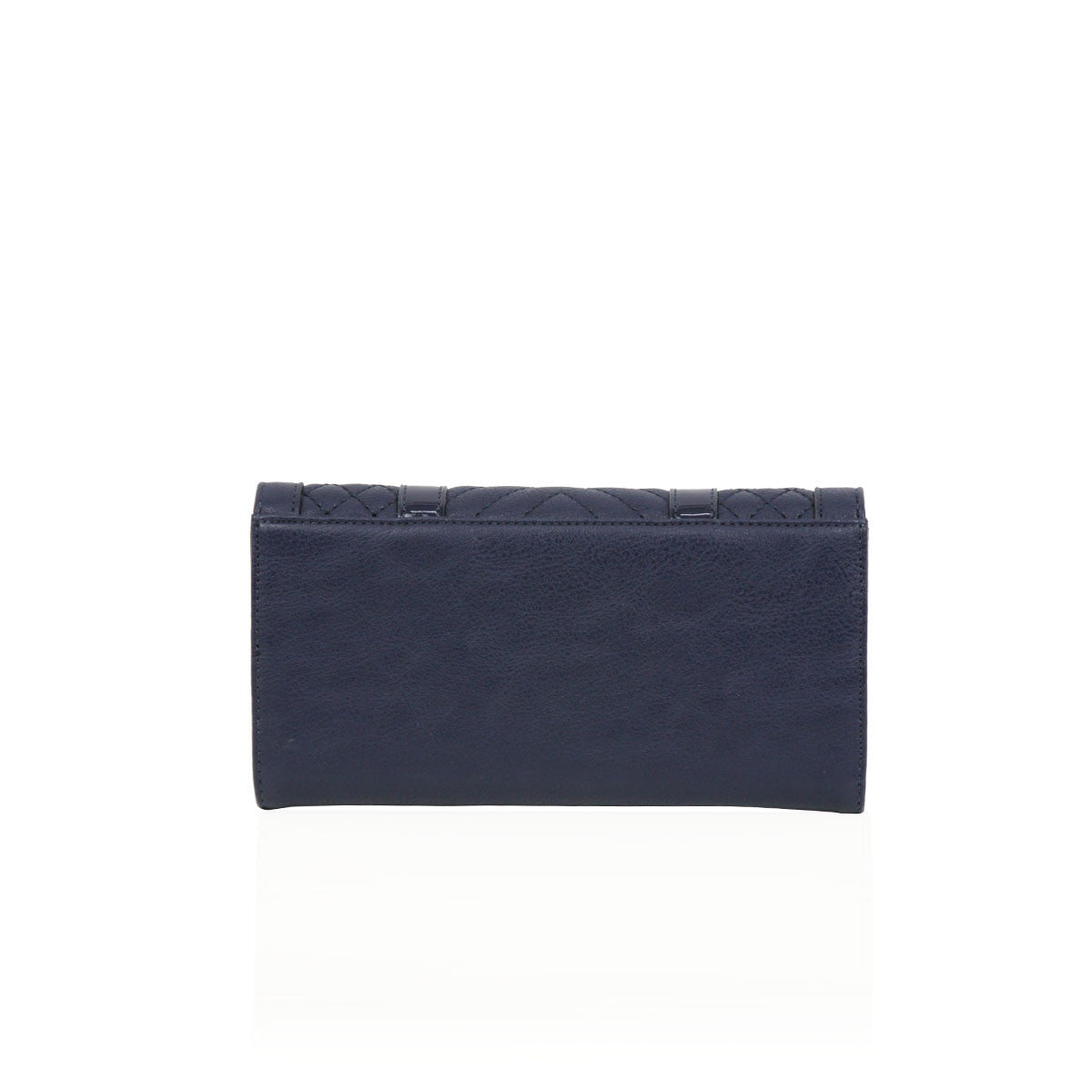 LYDC Midnight Blue Embossed Detail Purse - Bag Envy