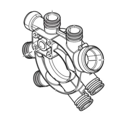 Comet 5026.0427.00 Collector, P40 Manifold - Cigarcity Softwash