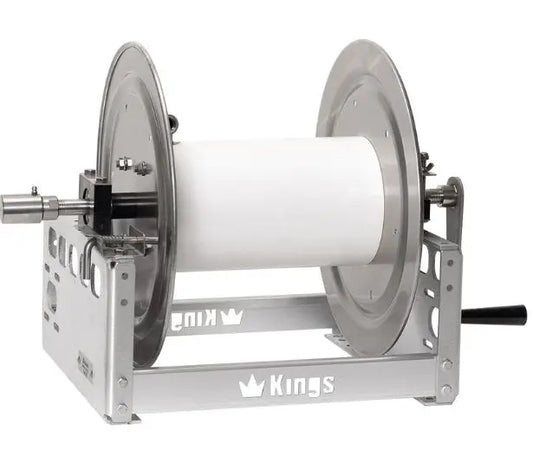 KR1A12 Kings 12 Aluminum Manual Hose Reel with Stainless Steel
