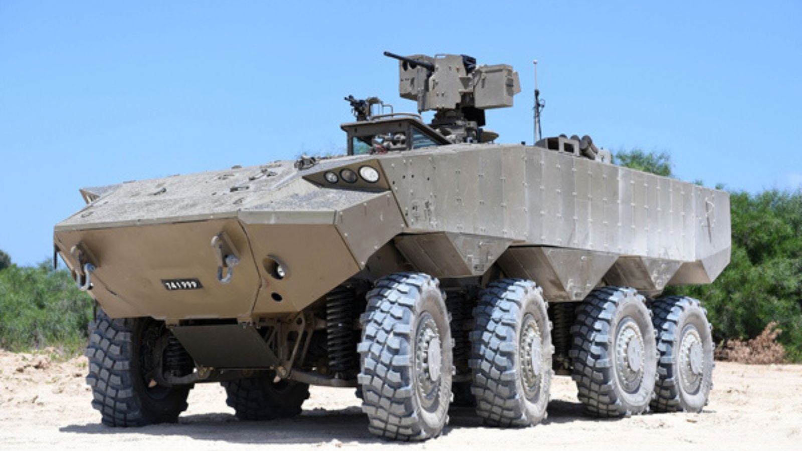 Eitan Wheeled Armored Fighting Vehicle.