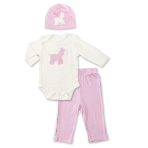 Silkberry Baby 3 in 1 Set Orchid Zebra - The Viewing Womb & Boutique
