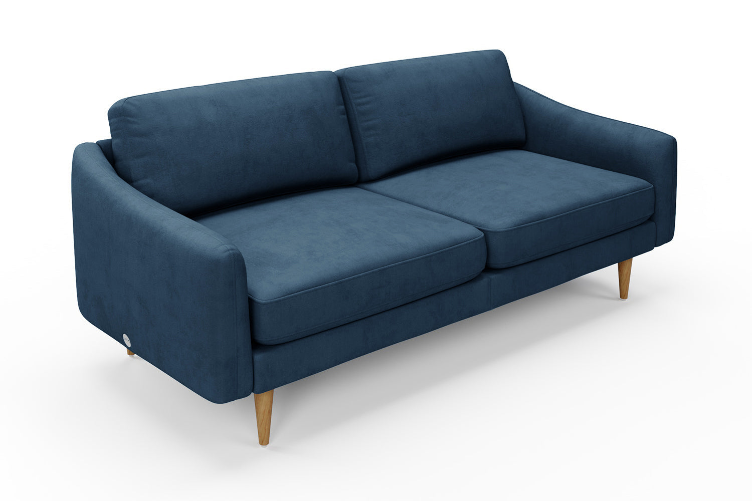 The Rebel 3 Seater Sofa Blue Steel