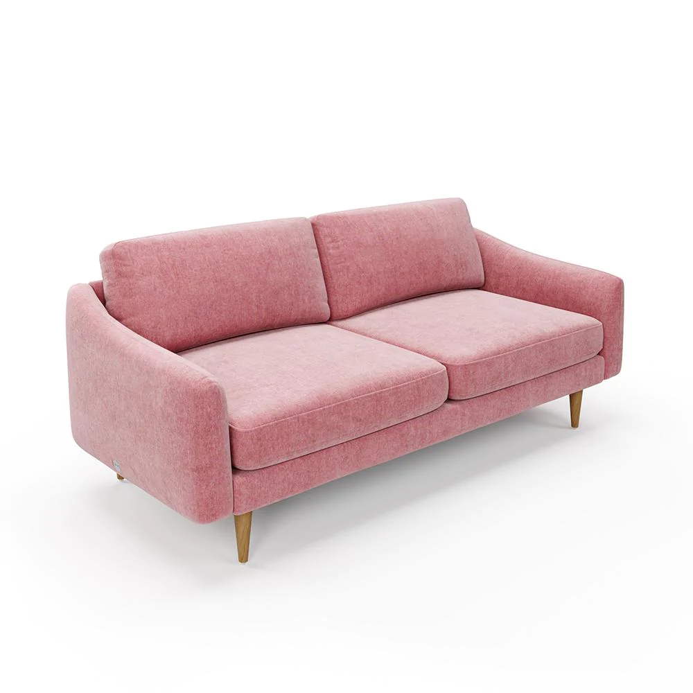 The Rebel - 3 Seater Sofa - Blush Coral