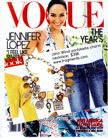 Jennifer Lopez, Vogue magazine, John Wind Jewelry