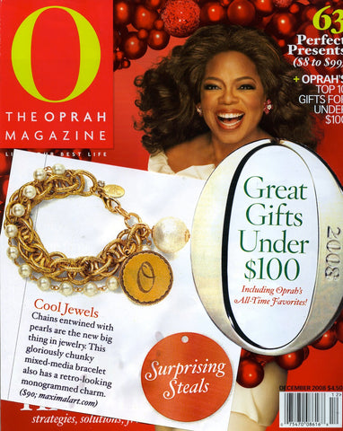 oprah magazine, personalized charm bracelets, john wind jewelry