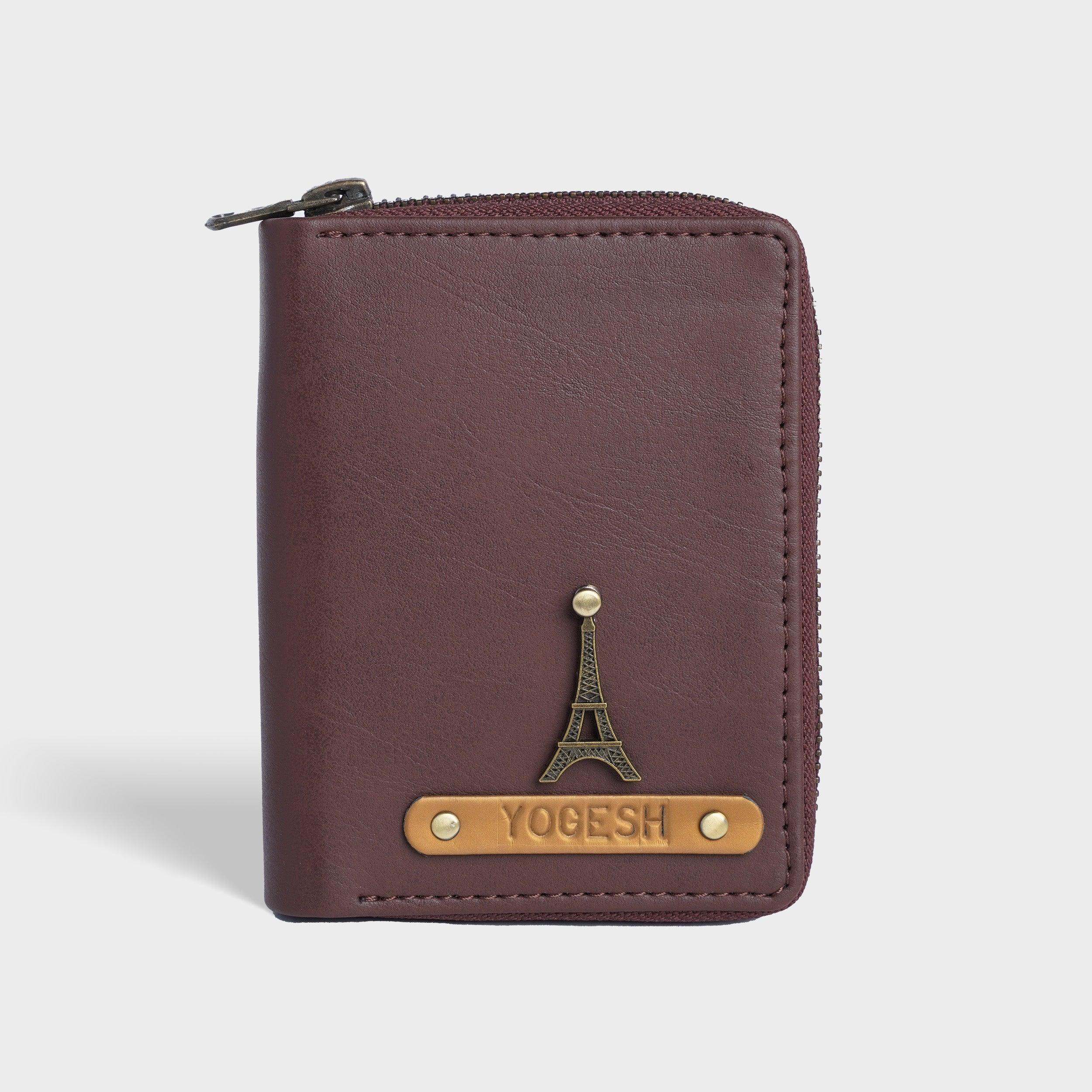 Leather Short Wallet for Women, EEEkit Small Bifold Buckle Wallet, Ladies  Zip-Around Security Card Holder, Travel Case 