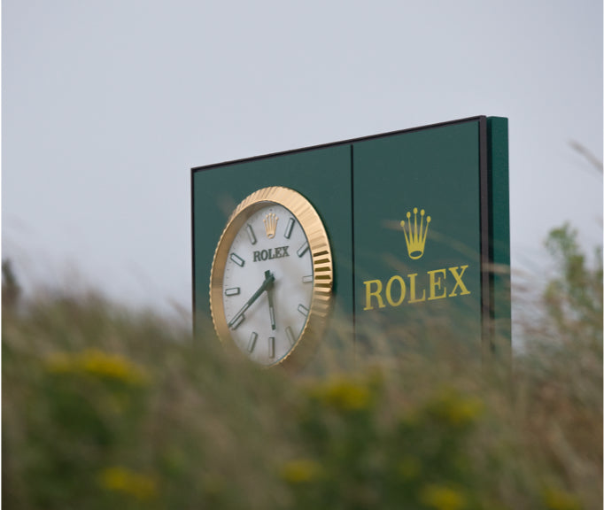 Rolex and The Open | Rolex clock