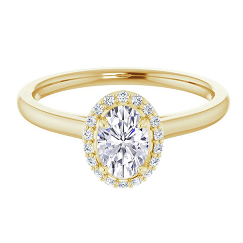 HOWARD Line Blair Diamond Oval Engagement Ring