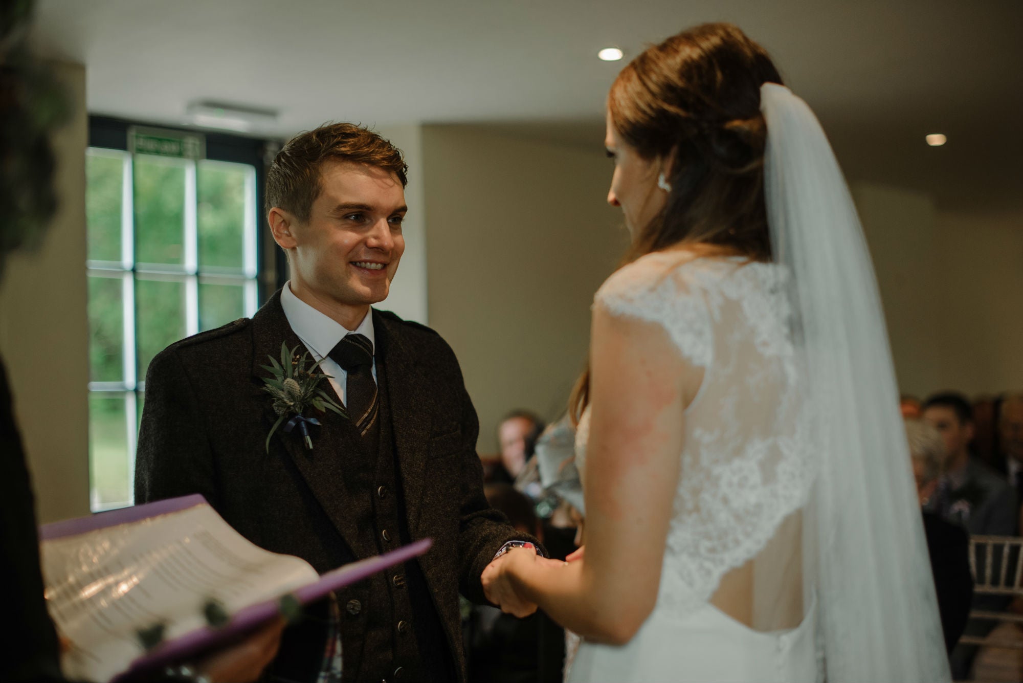 silk style wedding veil