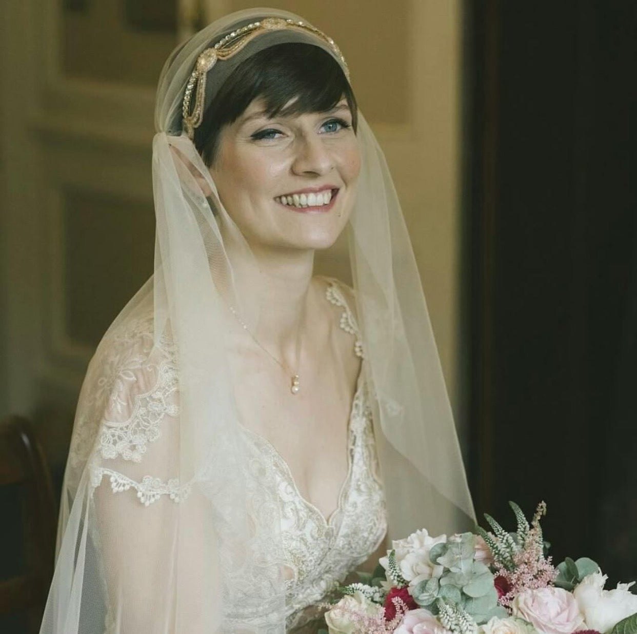 juliet cap veil