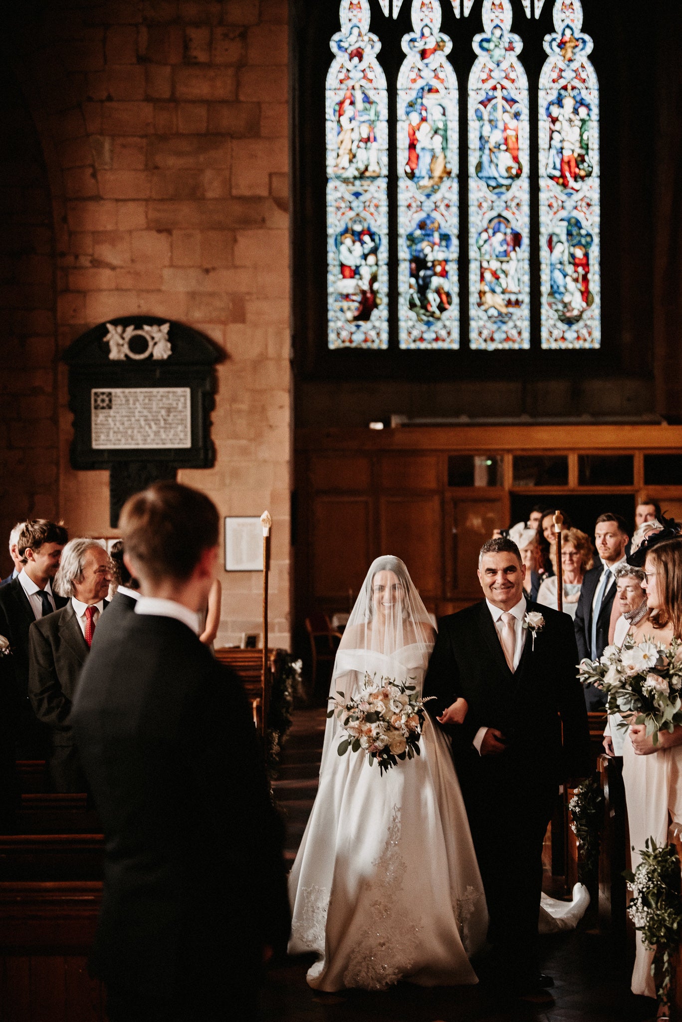 walking down the aisle