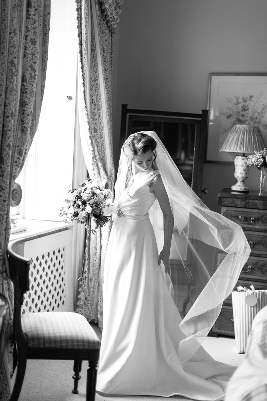 two tier wedding veil