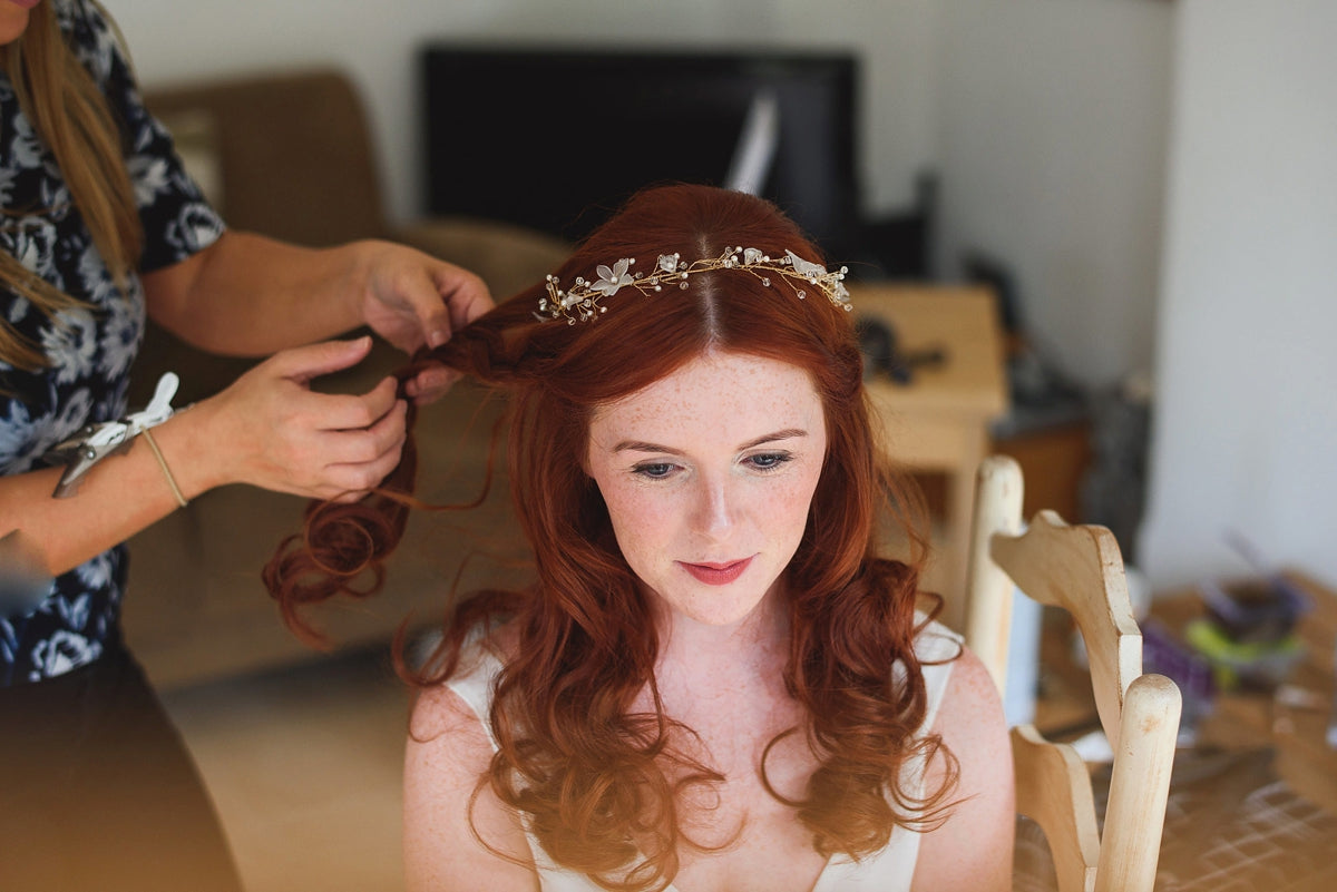 floral hair vine