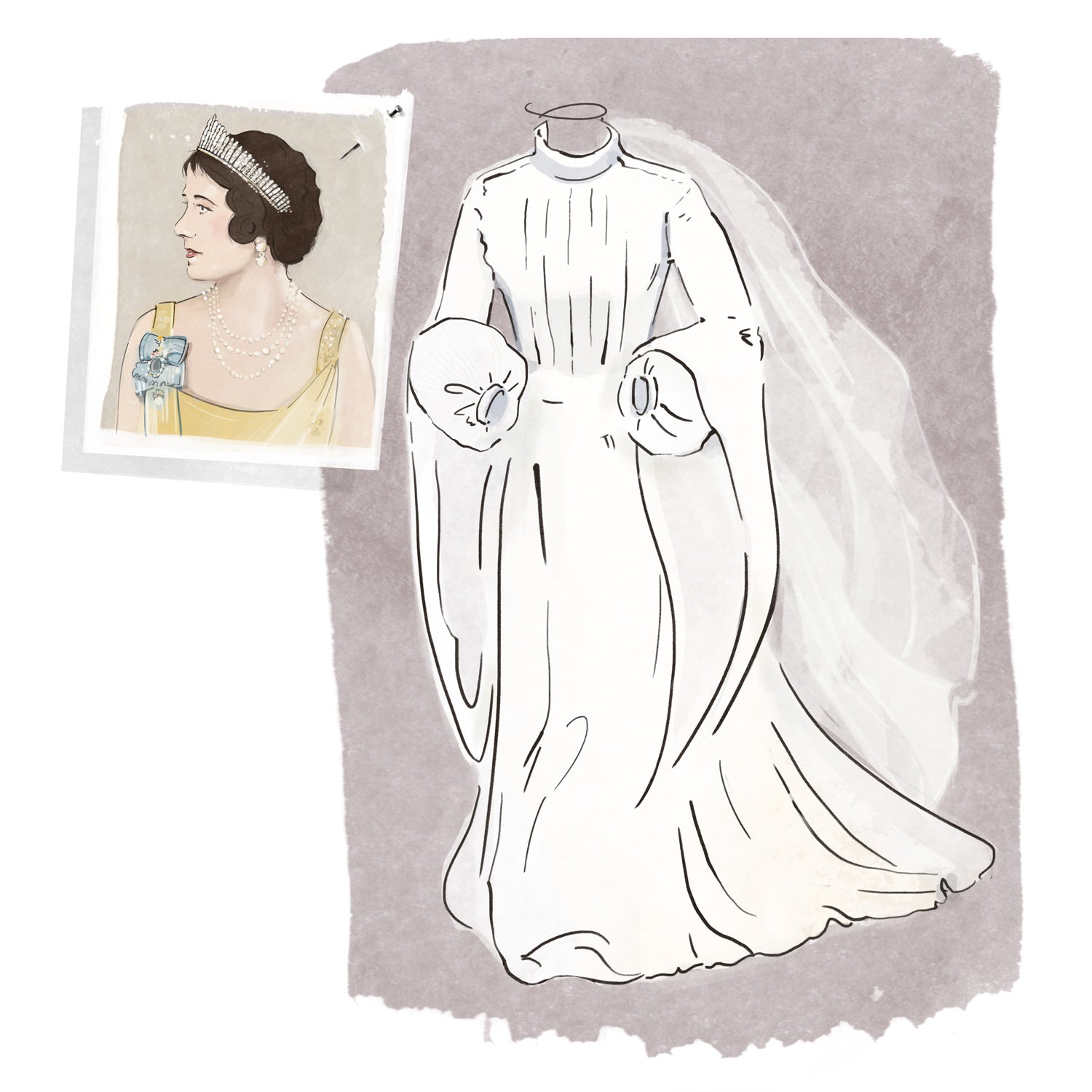 princess anne wedding dress