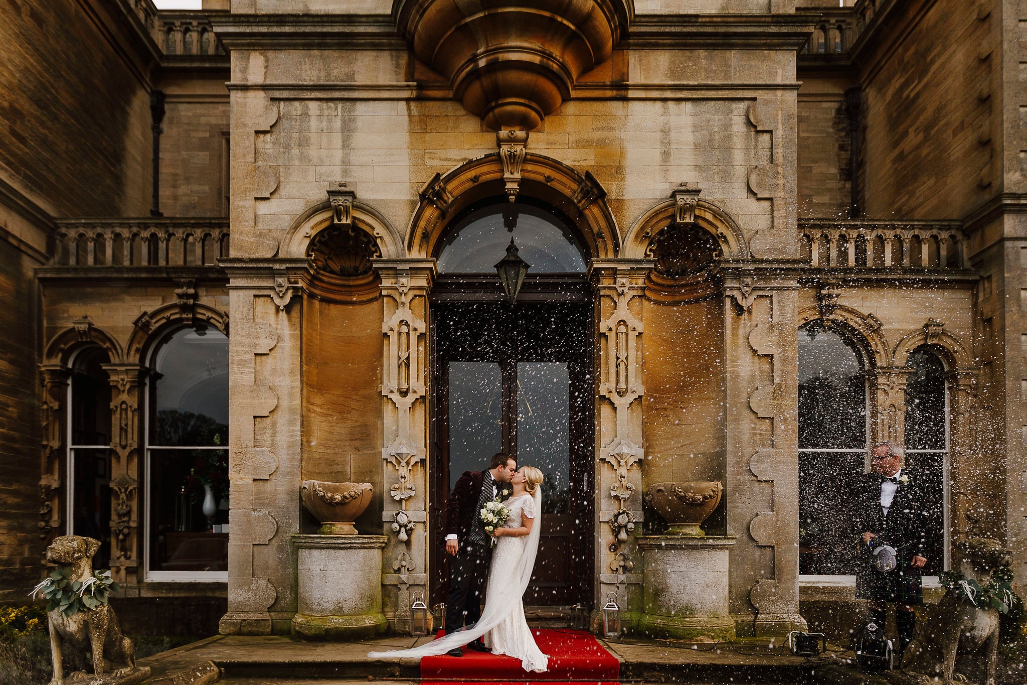 Single tier cut edge silk style wedding veil - 'Isabella'