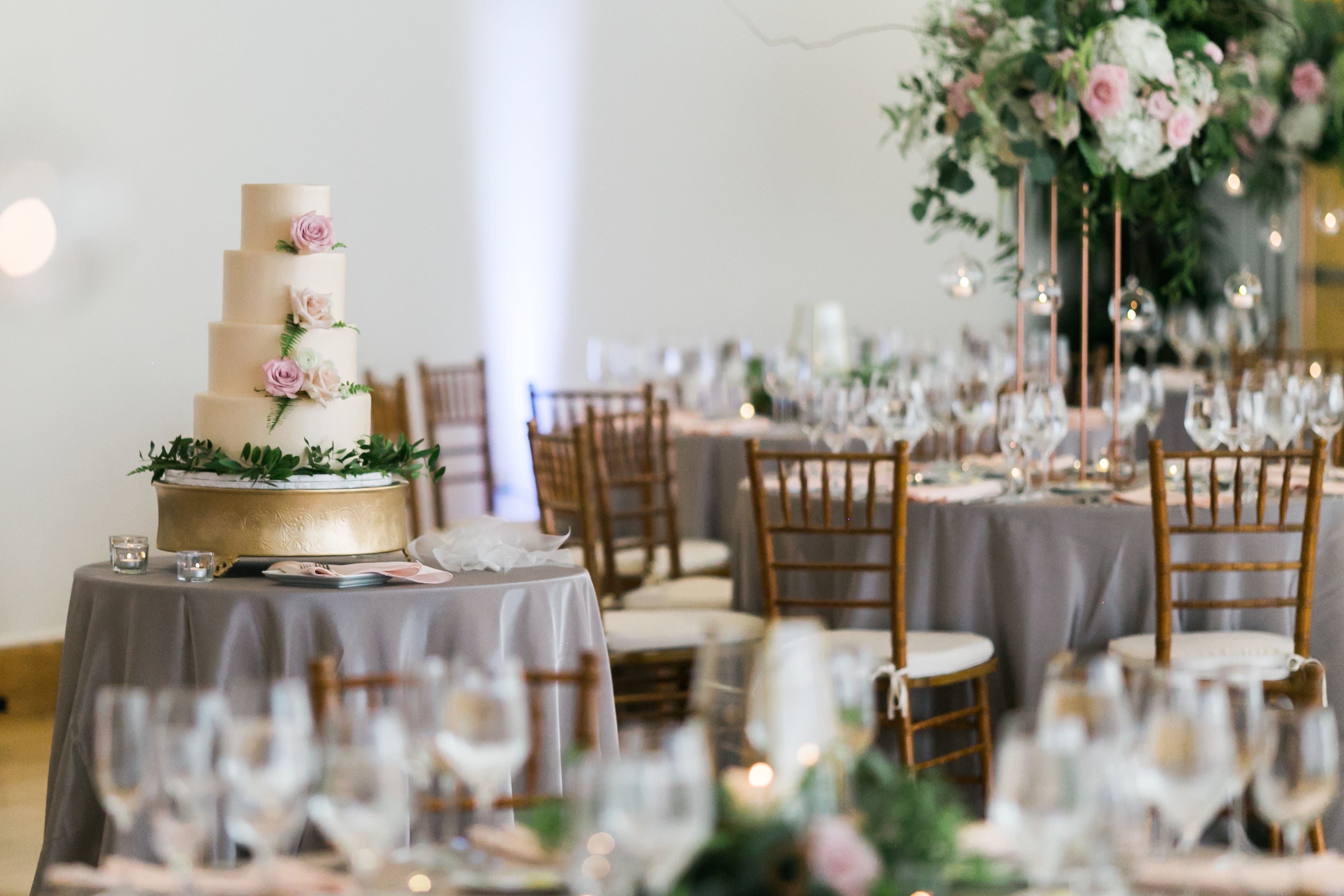 Real Bride | Hayley Paige Gown | Barely There Veil Skylar |  | Gold Floral Multipiece Flora| Gold Floral Bracelet Flora | Gold Pearl Drop Necklace And Earring Hermie And Hermione