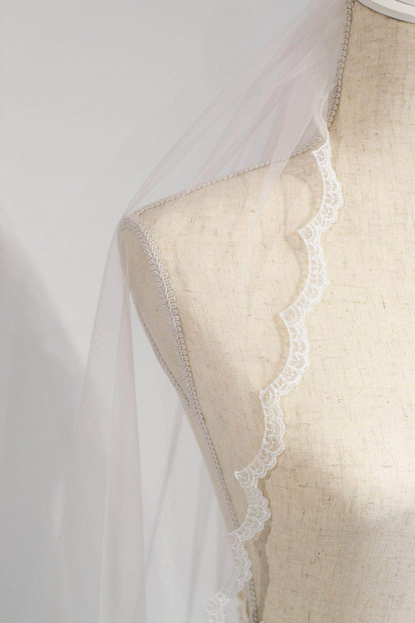 single edged scalloped lace