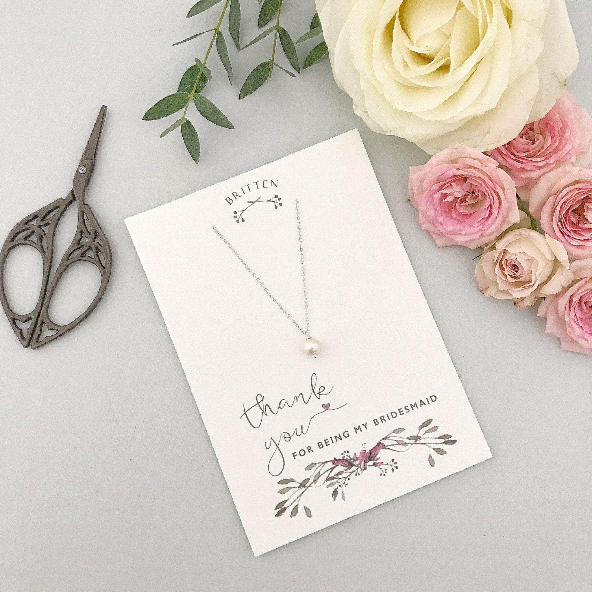 Bridesmaid Gifts | Personalised Thank You Gifts | Britten Weddings UK