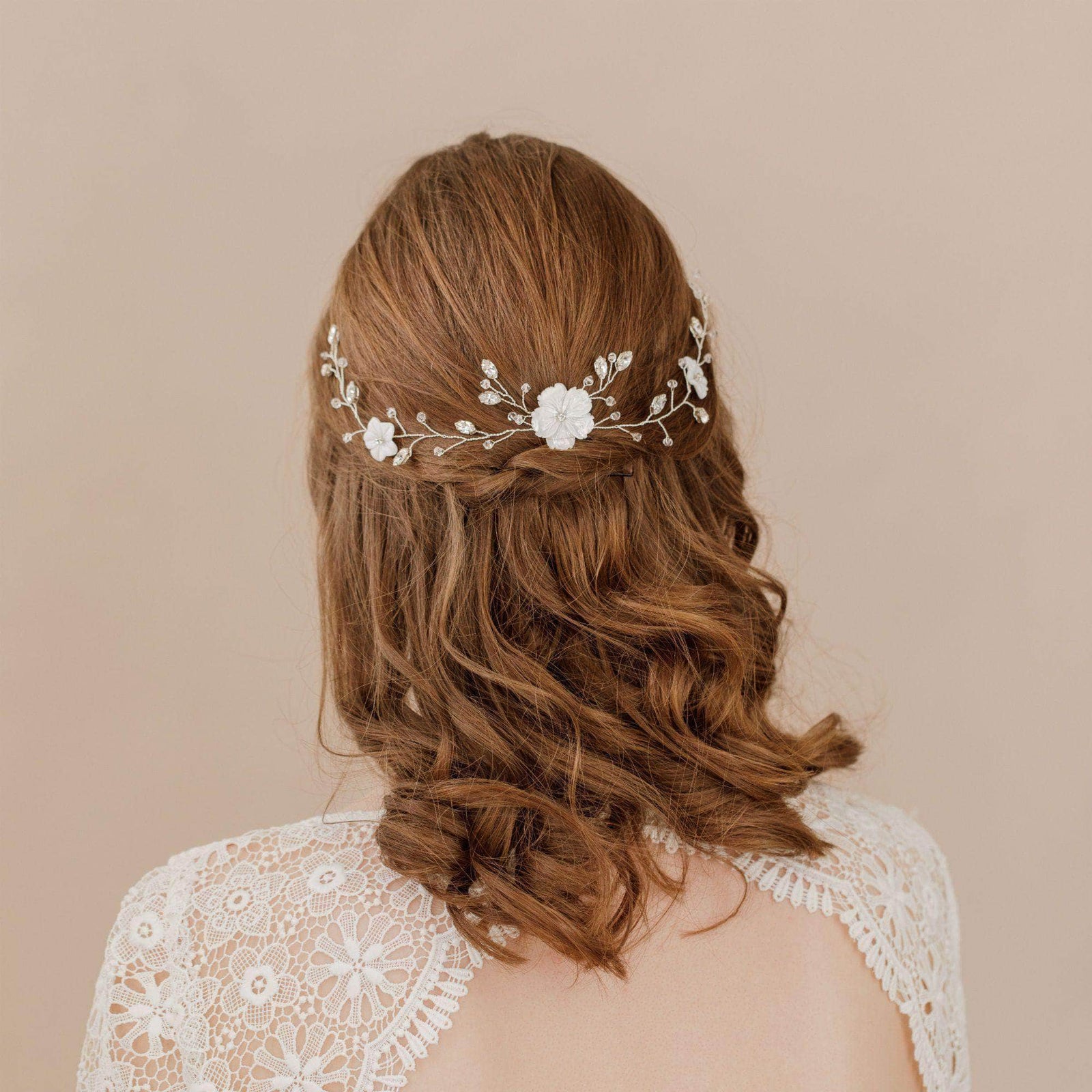 small hair pieces for weddings