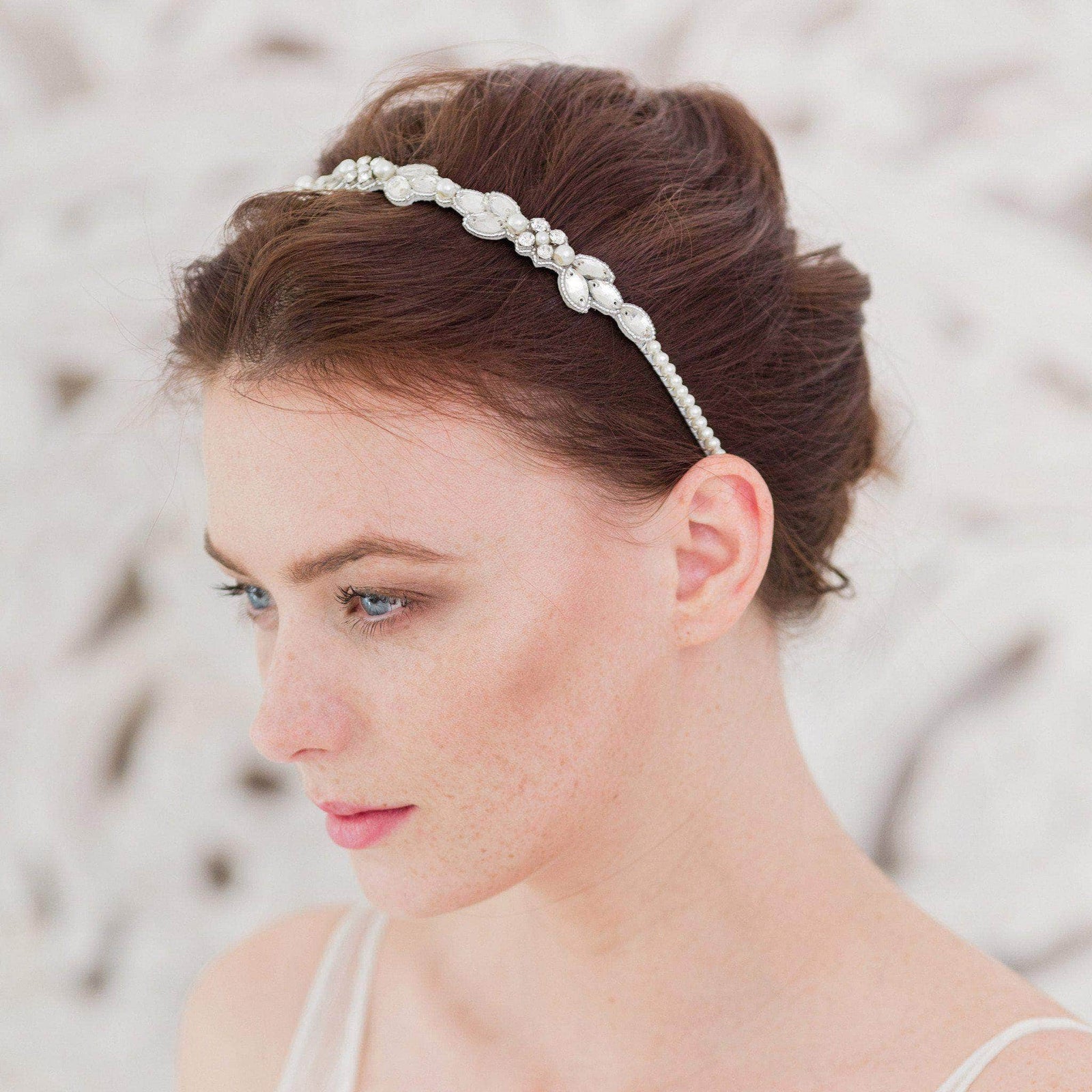 bridesmaid hair with headband