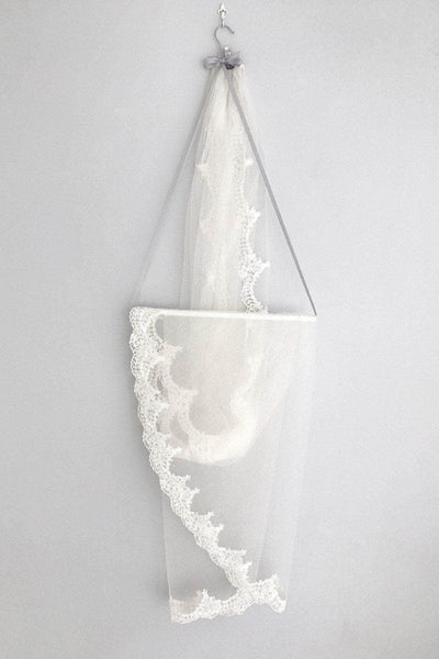 How do you Store a Wedding Veil?  Veil hanging hook and hanging attachment for longer veils
