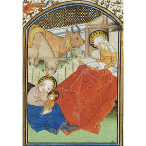 A product image depicting Mary Reading - Christmas Card Pack