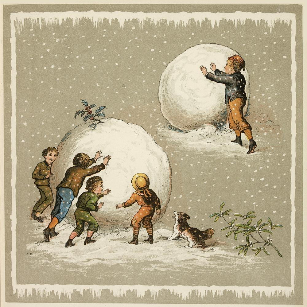 An image chosen to represent Giant Snowballs - Christmas card pack