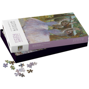 A product image depicting Dancers in Violet Dresses - 1000 pc jigsaw puzzle