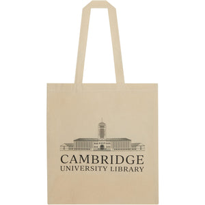 A product image depicting Cambridge University Library Illustration -Tote bag