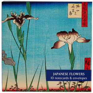 A product image depicting Japanese Flowers - Notecard pack