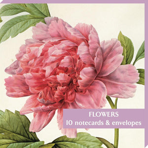 A product image depicting Pink Flowers - Notecard pack