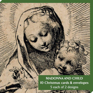 A product image depicting Madonna and Child - Notecard pack