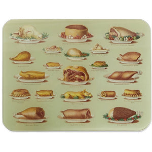 A product image depicting Mrs Beeton's Book of Household Management - glass worktop saver