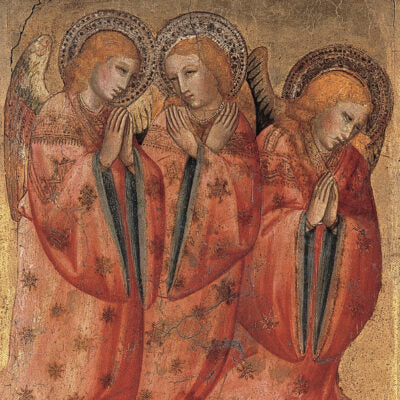 An image chosen to represent Three Angels - Christmas card pack
