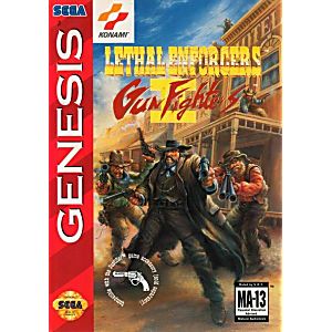 Lethal Enforcers II Gun Fighters - Sega Genesis