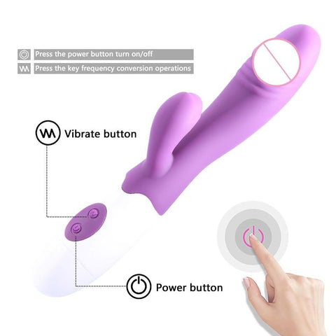 Vibromasseur double point G